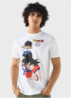 Buy Dragon Ball Z Print T-Shirt in Saudi Arabia