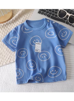 Buy Pure Cotton Student Children's T-Shirt Short Sleeves in UAE