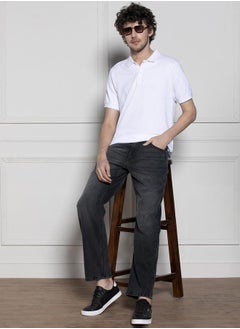 اشتري Men’s Dark Grey Relaxed Fit Jeans في الامارات