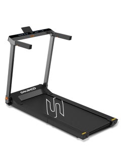 اشتري Sparnod Fitness STH-3090 Motorized Under Desk Walking Pad Treadmill for Home Use - 5.5 HP Peak, 180° Folding, Preinstalled, App Control, Store under Bed/Sofa, 110 kg User Weight في السعودية