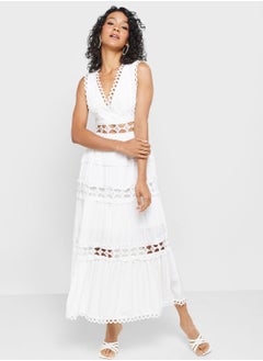 Buy Lace Insert Dress in UAE