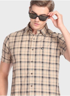 اشتري Checked Regular Fit Shirt في الامارات