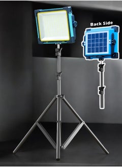 اشتري Solar LED Outdoor Camping and Garden Light, with 2.1m Floor Stand and Gimbal, Perfect for Camping, Garden, Night Markets and Outdoor Lighting Needs في الامارات