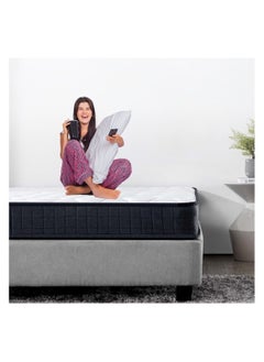 Buy INFINI HOMES King High Density Foam White Flat Mattress (180L X 200W X 20H) in UAE