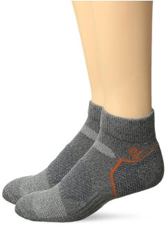 Buy Columbia Men's Balance Point Walking Low-cut 2 Pairs Hiking Socks, Charcoal, 10-13 US in UAE