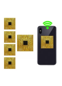 Buy Cellphone Signal Booster, 5Pcs Signal Enhancement Stickers, Suitable for Outdoor Camping, Compatible with Any Mobile Phone in UAE