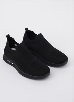 Buy Cobblerz Men's Slip-on Low Top Sneakers BLACK in UAE