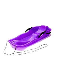 اشتري Portable Snow Sled Sand Grass Skiing with Pull Rope, Slippery Racer Downhill Toboggan Rolling Snow Slider, for Kids Boat Sledge Sprinter في الامارات