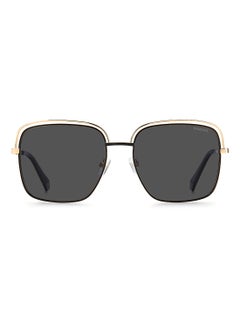 اشتري Square  Sunglasses PLD 4104/S  BLK GOLD 56 في الامارات