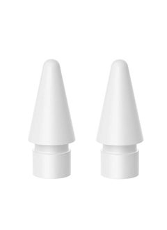 اشتري 2-Piece Replacement Tips Set For Apple Pencil 1st And 2nd Generation White في السعودية