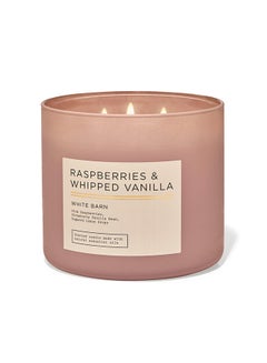 Buy Raspberries And Whipped Vanilla 3-Wick Candle in UAE