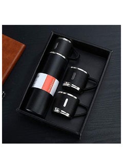 Buy Stainless Steel Insulated Thermal Coffee Cup Black in Saudi Arabia