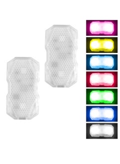 اشتري Interior Car Lights, 2 Pack Car Atmosphere Lights, Rechargeable LED Touch Lights, 7 Colors - 3 Lighting Effects, Unlimited DIY Color Car Decorative Lights for Car, Home, Party في السعودية