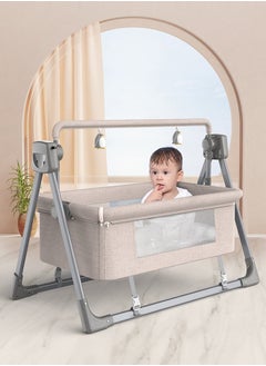 Buy Electric Baby Swing,Rocking Chair Electric Cradle Baby Swing Bed,Baby Rocker,Adjustable Bedside Cribs,Automatic Rocking Recliner Crib Basket,Baby Safe Bed,Best Baby Bed For Infant Newborn in Saudi Arabia