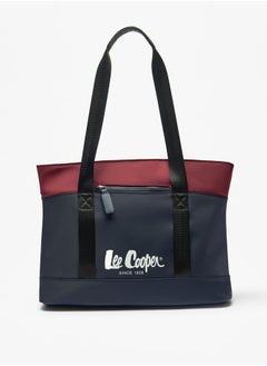 Buy Women Printed Shopper Bag with Zip Closure in UAE