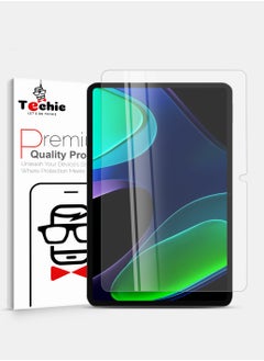 اشتري HD Tempered Glass Screen Protector for Xiaomi Pad 6 / Xiaomi Pad 6 Pro 2023 11 inch - Anti Reflection Anti Bubbles 9H Hardness 0.33 mm Rounded Edges Easy Installation في السعودية