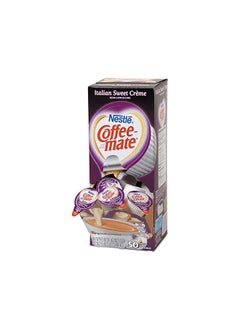 اشتري Coffee-mate 84652 Liquid Coffee Creamer, Italian Sweet Creme, 0.375 oz Cups (Box of 50) في الامارات