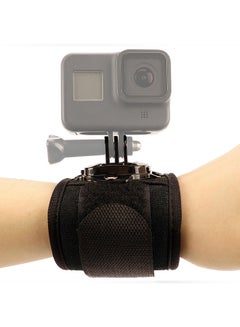 Buy Adjustable Wrist Strap Mount 360 Degree Rotating Arm Band Holder for GoPro Hero 11 10 9 8 7 6 5s 5 4s 4 3& and More Camera Accessories in UAE