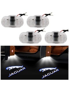 Buy Car Door Lights Logo Projector for Jaguar XJ XJL, Ultra-Bright LED 3D Laser Ghost Shadow Light, Never Fade Welcome Step Courtesy Accessories, Plug and Play 4pcs in UAE