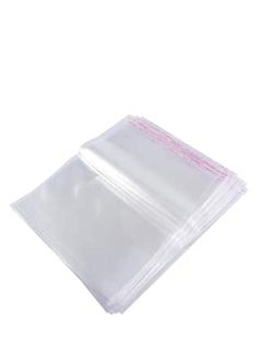 اشتري Gift Bags & Wrapping Supplies - Bag Self Sealing Plastic Bags For Packing Resealable Bag (100PCS 25x18cm) في مصر