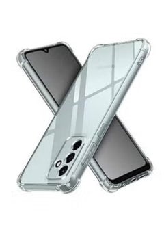 Buy Soft Silicone Rubber and TPU Heat Resistant Back Cover with Durable Shock Absorption Corners for Samsung Galaxy A24, Clear in Egypt