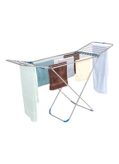 Buy Trentino Clothes Drying Rack Stand Heavy Duty Stainless Steel Vertical Clothes Dryer Stand Space Saving, Portable And Foldable Rack Ideal Small Areas in UAE