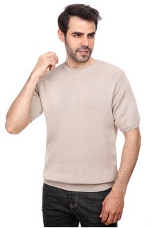 Buy Coup - Plain Woven T-Shirt With Round Neck in Saudi Arabia