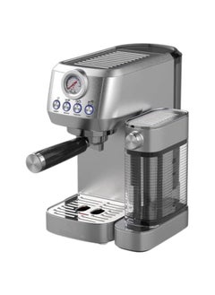 Buy MEBASHI Espresso Coffee Machine with Milk Tank - 1.3L, 20 Bar, Digital Programmable, (ME-ECM2501) (Stainless Steel) in UAE