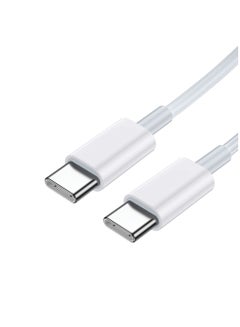 Buy USB C Cable 100W, USB-C to USB-C Cable  2 meter, USB C Charger Cable for iPhone 15, Mac Book Pro 2020, iPad Pro 2020, Switch, Samsung Galaxy S20 Plus S9 S8 Plus, Pixel, Laptops and lot more in UAE