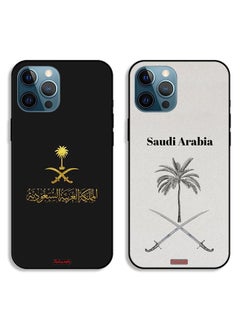 اشتري Two Cases For Apple iPhone 12 Pro Max Protective Covers Kingdom Sign في السعودية