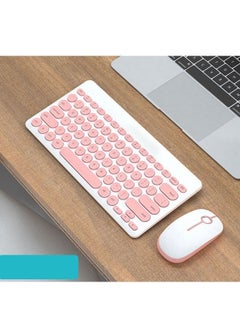 اشتري Laptop Wireless Keyboard Mouse Set Mini Office Typing Portable Peripherals في الامارات