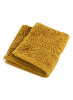 اشتري Sascha Face Towel, Pale Gold - 30x30 cm في الامارات