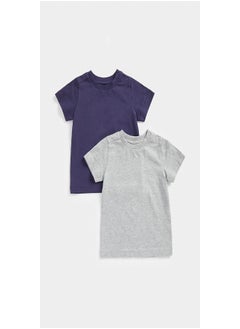 اشتري Navy and Grey T Shirts 2 Pack في السعودية