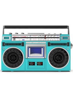 Buy Retro portable cassette player radio USB flash drive Bluetooth multi-function tape player nostalgic recorder cross-border Emerald (US Standard) in UAE