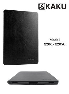 اشتري غطاء حماية قلاب لهاتف سامسونج جالاكسي تاب A8 X200 / X205C مقاس 10.5 أسود في الامارات