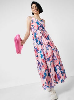 Buy Urban Minx Strappy Printed Dress in UAE