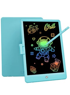Buy JUNI Boys Toys Gifts LCD Writing Tablet for Kids 10 Inch Colorful Doodle Board Drawing Tablet with Lock Function Erasable Reusable Writing Pad Educational toddler Gifts Blue in UAE