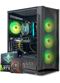 Buy Gaming PC, AMD Ryzen 5-5500, RTX 4060, 16GB RAM, 1TB SSD, Air Cooler 120MM, 650 PSU , Window 11 Pro, Black Case in UAE