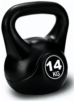 Buy Black Kettlebell Weights, Strength Training Kettlebell Dumbbell For Weightlifting- 14kg in UAE