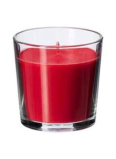 اشتري Candle Raspberry Scented In A Cup Red في مصر