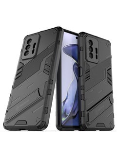 Buy GOLDEN MASK Compatible With Xiaomi Mi11T/Mi 11T Pro Punk Case Anti Protection (Black) in Egypt