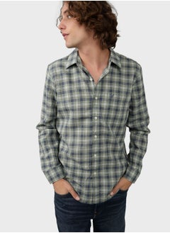 Buy Checked Regualr Fit Shirt in Saudi Arabia