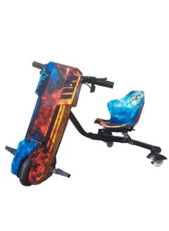 Buy 36V Drifting  3 Wheels Electric Scooter, High-Power 360 Degree Rotation with LED Light & Comfortable Seat in UAE