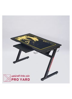 Buy LED gaming table black mouse yellow in Saudi Arabia