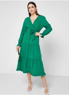 Buy Classic Wrap Dress in Saudi Arabia