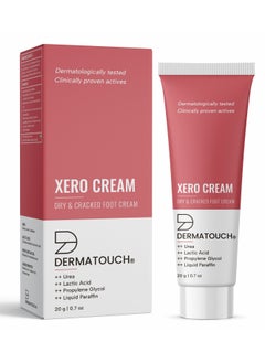 Buy DERMATOUCH Xero Cream, Specially for Dry & Cracked Feet, Soothes & Moisturizes - 20G in UAE