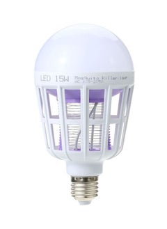 Buy Anti-Mosquito LED Bulb White/Purple 16.5centimeter in Saudi Arabia