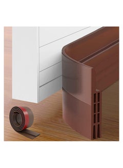 Buy Door Draft Stopper Door Draught Excluder Under Door Draft Stopper Seals Wind Breeze Noise Sound Light Dust Smell Insect Blocker for Door Window 2 W x 39in L Brown in Saudi Arabia