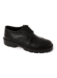 Buy Genuine Leather Lace Up Black Shoes in Egypt