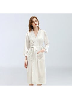 Buy Women's Bathrobes Waffle Weave Lightweight Kimono Spa Bathrobes in UAE